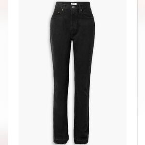 RE/DONE 70s High-Rise Bootcut Jeans in Black